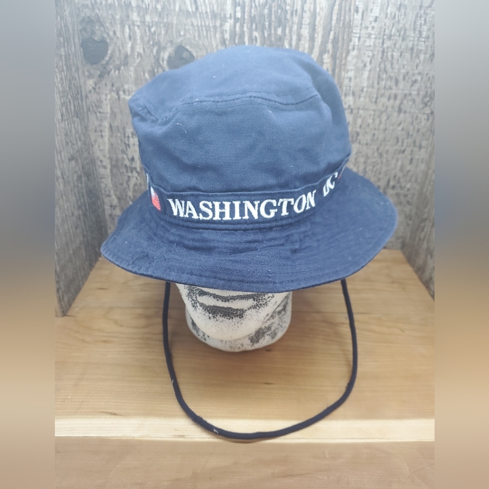 Washington DC Blue Bucket Hat String One Size Flag